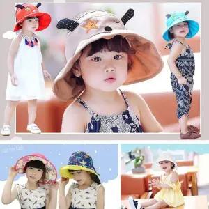 [골드스마일]포엘 러블리 아동모자 유아 돌돌이모자 비치모자 여행모자 썬캡
