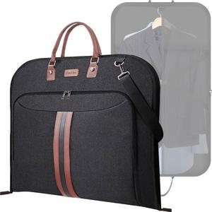 베일린 여행용 의류 가방, 가방 남성용 캐리어, 방수 더플 42인치 여행복 (블랙) 옷걸이용