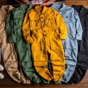 남성 수트 정비복 점프슈트 스트릿패션 워크웨어 작업복 의류 캐주얼 겨울