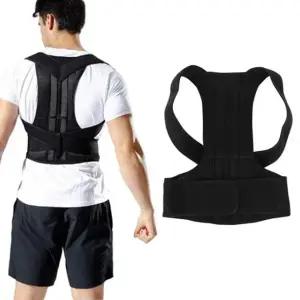 남자 남성 직장인 바른 자세 어깨 고정 찍찍이 밴드