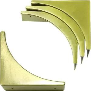 하우웨이 코너 가드 4개 아연 합금 빈티지 박스 프로텍터 장식 안전 각도 엣지 커버 다기능 가구 하드웨어