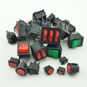 26pcs 값 고품질 보트 로커 모듬  가방 KCD1-KCD4 5A-15A ON/OFF