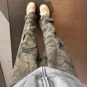 록쉬블몰 팬츠 남성용 벌목 포켓 카무플라주 긴 아웃도어 스포츠 빅 트렌드 다리 HO1