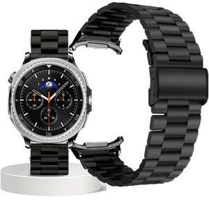 삼성호환 갤럭시호환 워치 8 클래식 46mm 메탈 시계줄 스트랩 브레이슬릿 코레아용 스테인리스 스틸 스트랩