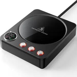 스위트풀 커피 머그 워머 - 스마트 디스플레이 및 자동 차단 기능이 있는 책상용 36W 컵 캔들 우유 차용