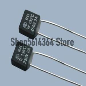 10PCS 2A 250V RH115/130/135/145/150C 학위 사각 팬 모터 열 퓨즈