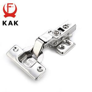 숨은선반브라켓 KAK 시리즈 힌지 스테인레스 스틸 도어 유압 경첩 댐퍼 버퍼 캐비닛 찬장 가구 하드웨어에 대한 소프트 닫기