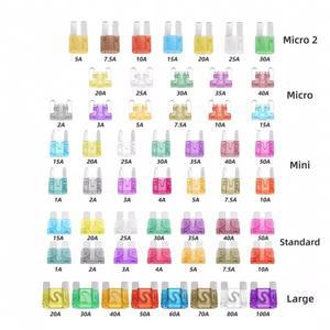 10pcs 32V 미니 마이크로 중형 퓨즈 안전 1A 삽입형