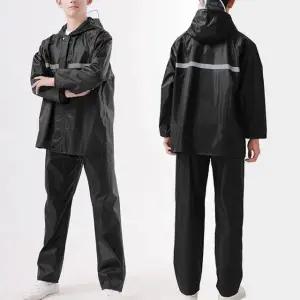 오토바이 배달원 우비 상하의 작업용 전신 비옷 우의 [WCBB8E9]