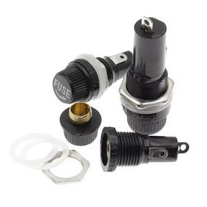 5개입 5*20mm 유리 퓨즈 홀더 보험용 튜브 소켓 (패널 장착형