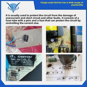 20PCS 3*10mm 빠른 브레이크 세라믹 퓨즈 느린 블로우 튜브 핀 250V 0.5A 1A T8A