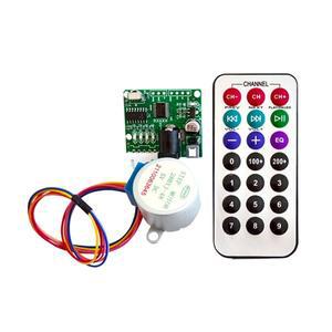 5V 4상 28BYJ48 DC 기어 스텝 스테퍼 모터 + ULN2003 드라이버 보드 IR 적외선 원격 제어 PIC MCU DIY