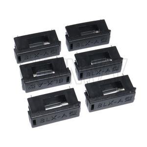 10PCS 5*20 보험 튜브 소켓 퓨즈홀더 BLX-A 블랙 글라스