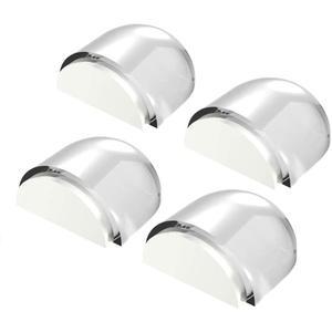 아크릴 도어 스토퍼 자체 캐치 홀더 스톱 벽 접착 방지 보호 프리 가구 바닥 장착형 네일 충돌