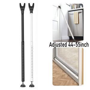 도어 보안 바 조절 스톱용 듀티 스토퍼 가능 바리케이드 침실 44-55인치 헤비