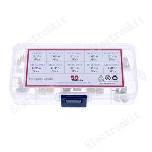 DIP 옵토커플러 키트 세트 TLP521 MOC3020 50 개