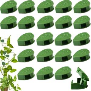 식물 벽 클립 60개와 72개의 아크릴 접착 스티커 - 등반 고정 장치 인비저블 덩굴 자가 후크