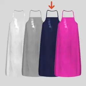 방수 PU 레자 앞치마 네이비 XL 수산시장 식당 레자앞치마