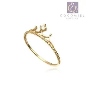 패션반지 왕관 금반지 골드링 반지 애끼링 14K R-9