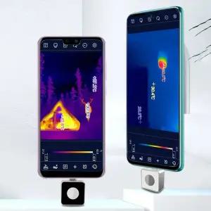 160x12 0/256x192 IR 해상도 휴대 전화 열 카메라 적외선 IP54 방수 플러그인 고온 경보 [호환]