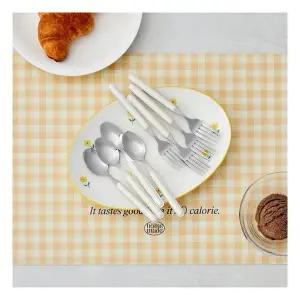 모던하우스 ON 심플 커트러리 디저트스푼포크세트 8P 아이보리1232189