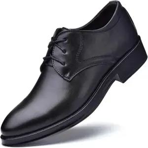 남성 클래식 매트 어퍼 옥스포드 비즈니스 공식 레이스업 가죽 드레스 슈즈