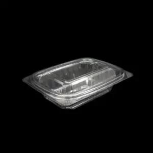 샐러드용기 반찬용기 블랙/투명 PET 용기 JH202 270ml 1000개