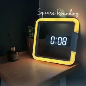 거실스탠드조명 시계 겸용 무드등