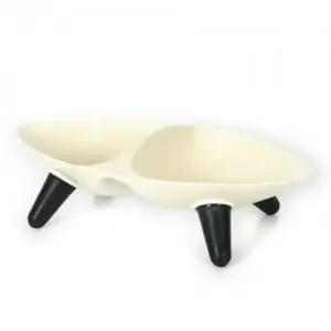 강아지 밥그릇 식기 멜라민 화이트 애견 반려견 식기