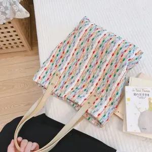 가벼운 컬러풀 비치백 숄더백 MJ1374 여행용크로스백 여행용보조가방 여자크로스백