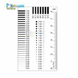 측정 패스 배지 게이지 얼룩 카드 포인트 와이어 투명 필름 눈금자 균열 대비