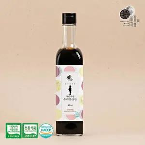 순창 문옥례 식품 기획 아이사랑 우리콩 간장 420ml 유리 용기