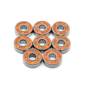 스케이트보드 인라인 스케이트 휠용 8PCS 608RS ILQ-11 오렌지 8x22x7mm 베어링 ABEC-9 마찰이 적은 강철