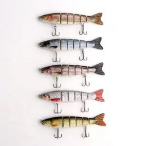 히트피싱 6단 관절 루어 5p세트 낚시 미끼