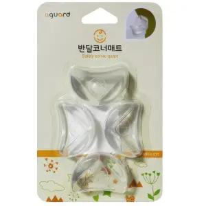유아 안전 사고예방 반달 코너 가드 보호대 모서리 매트 4P 사고방지