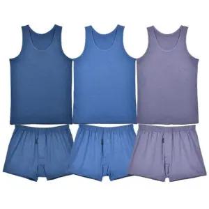 사방스판 남성 런닝 사각팬티 세트 3매