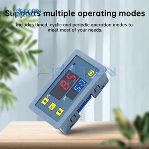 T3230 AC 110-220V DC 12V 24V 디지털 지연 릴레이 LED 디스플레이 사이클 타이머 제어 스위치 조정 가능한