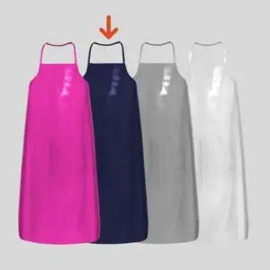 방수 PU 레자 앞치마 네이비 L 수산시장 식당 레자앞치마