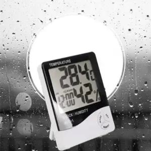 측정공구 coms 온습도계 AAA 알람 날짜 시간 측정 1개