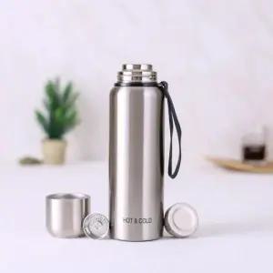 얼음 스테인리스 보냉온병 진공 실버 보온병 1리터