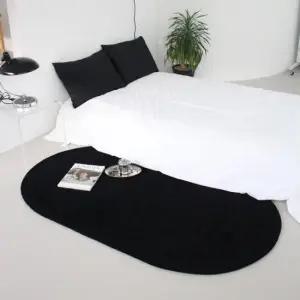 침실러그 소프트 극세사 단모 타원 러그 170x230cm