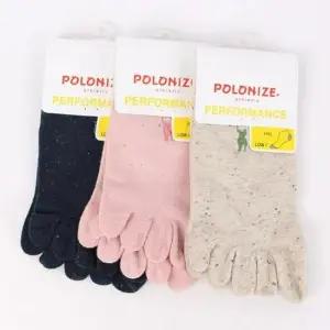 여자 땀흡수 땀냄새억제 발가락양말 발목 5켤레