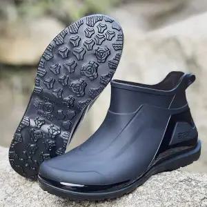 오토바이 배달 신발 남성 패션 장화 방수 발목 부츠 남성용작업화