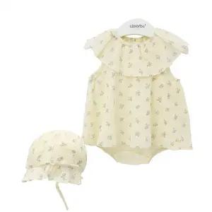 [압소바](강남점)(26년 S/S 출산.백일선물) 엘로 무소 바디슈트(모자)//A1310630