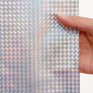 GA GEETOPIA 3D 홀로그램 72X72 큐브 아이스 샤워 EVA 라이너 커튼 중간