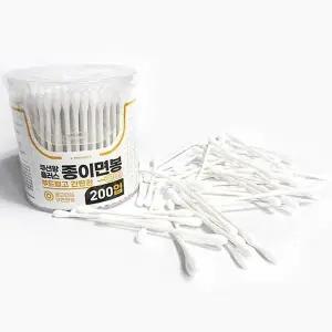 [하프클럽/]10개입 종이면봉 쿠션왕 플러스 200P 케이스형