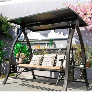 야외그네 2인용 3인용 정원 센서조명 펜션 의자 감성 아테나2인 PC보드 흔들의자 상단 태양광