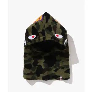 BAPE 퍼스트 카모 샤크 보아 스누드 GREEN 001HTL801011MGRN 3119813