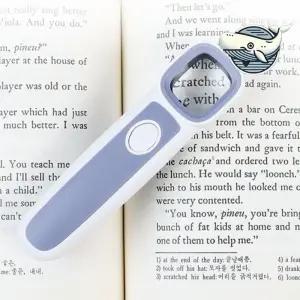 미니 고배율 확대경 두배 밝기 조명 돋보기