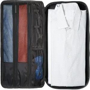 드레스 셔츠와 블라우스로 주름과 없는 여행을 위한 DEGELER 가방 - 휴대용 수하물 액세서리를 의류 포장